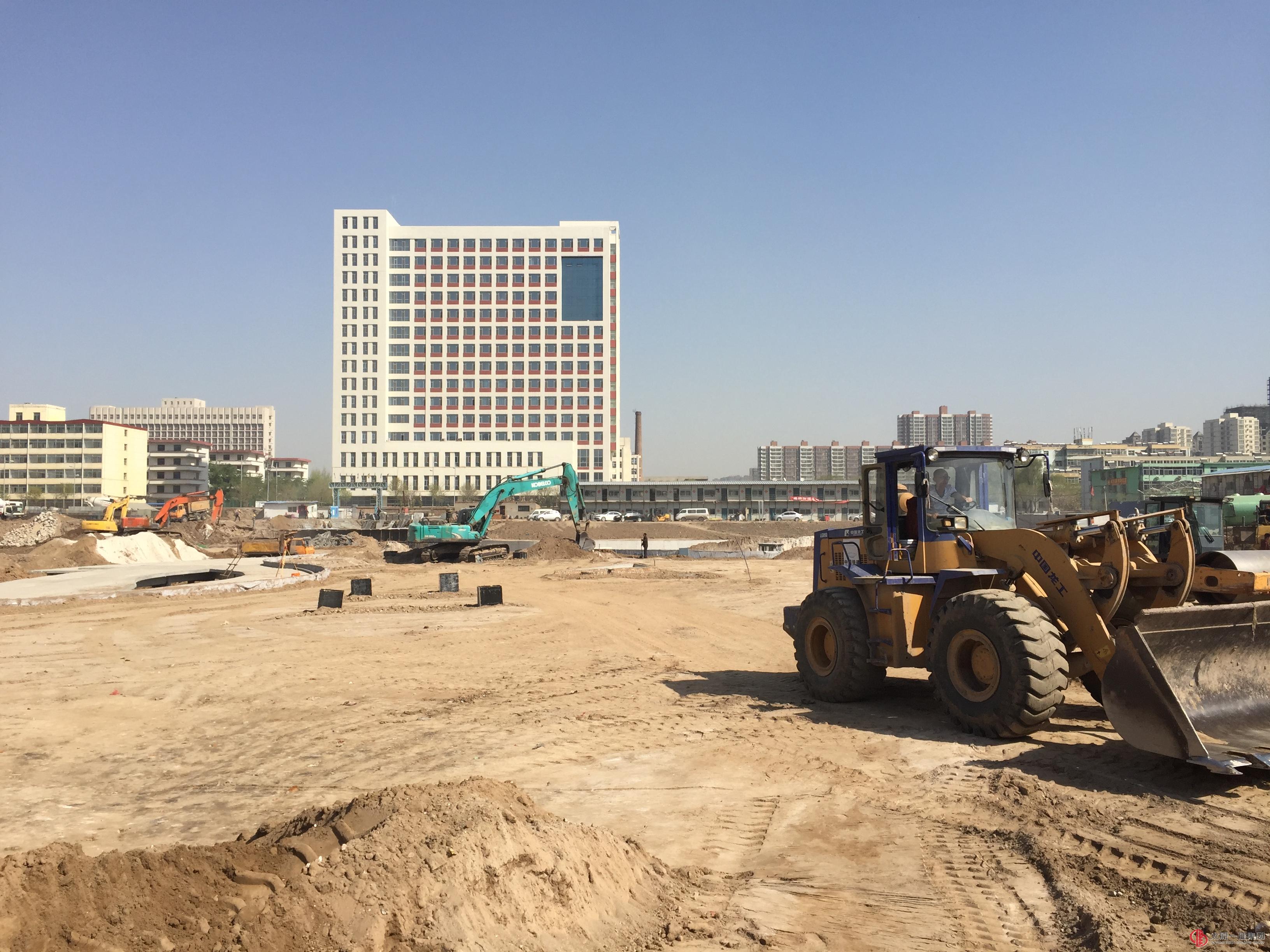 一分公司晋阳街公园施工纪实